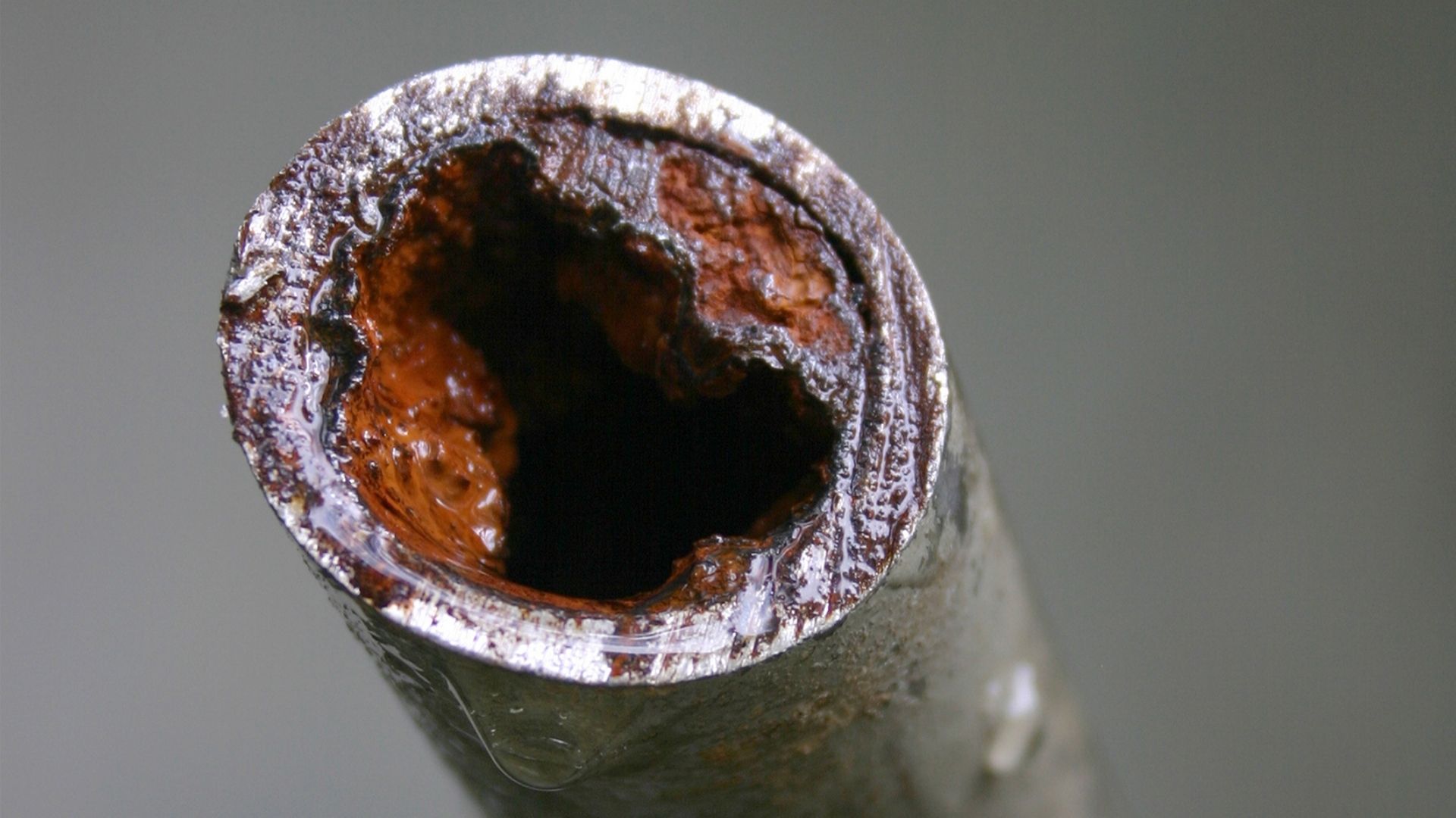 Corroded Residential Pipe