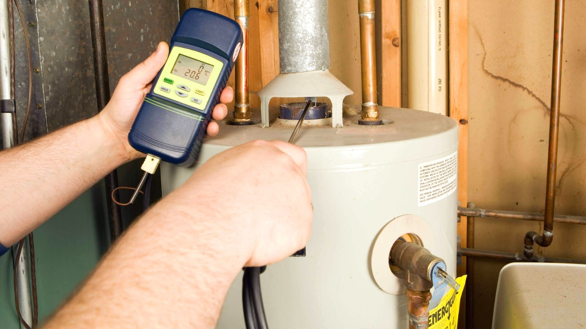Checking Gas Pressure On Gas Hot Water Heater