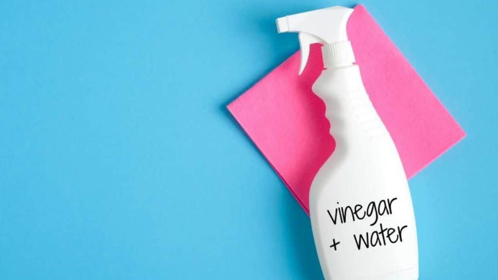 Vinegar And Water In Spray Bottle