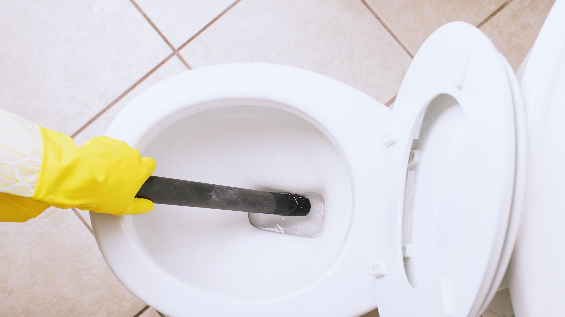 Cleaning Out Toilet Blockage