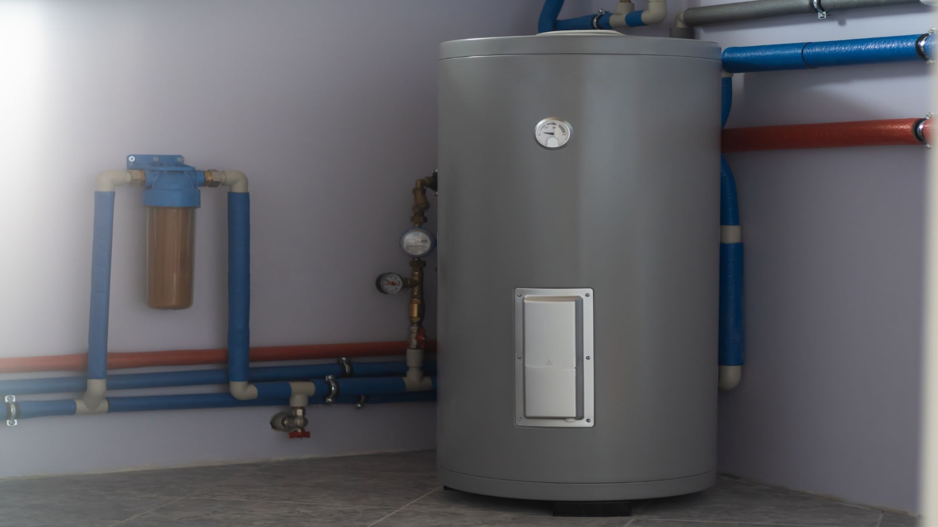 Hot Water System Grey