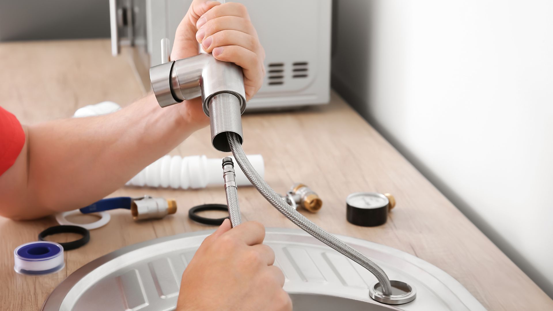 Installing Tap Kitchen Sink Installation